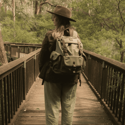 Recycled Lune - Backpack - Green