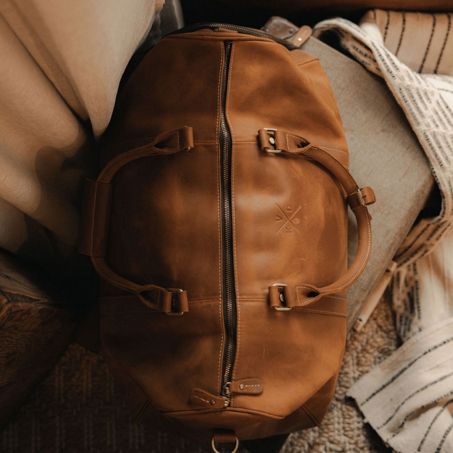 Winster - Leather Holdall - Tan