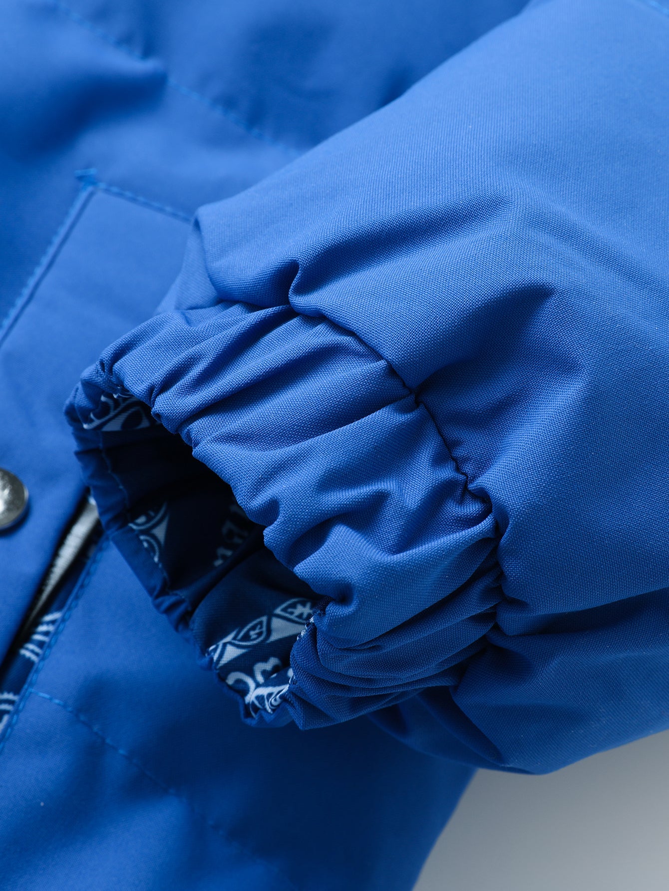 Reversible Paisley Puffer Coat