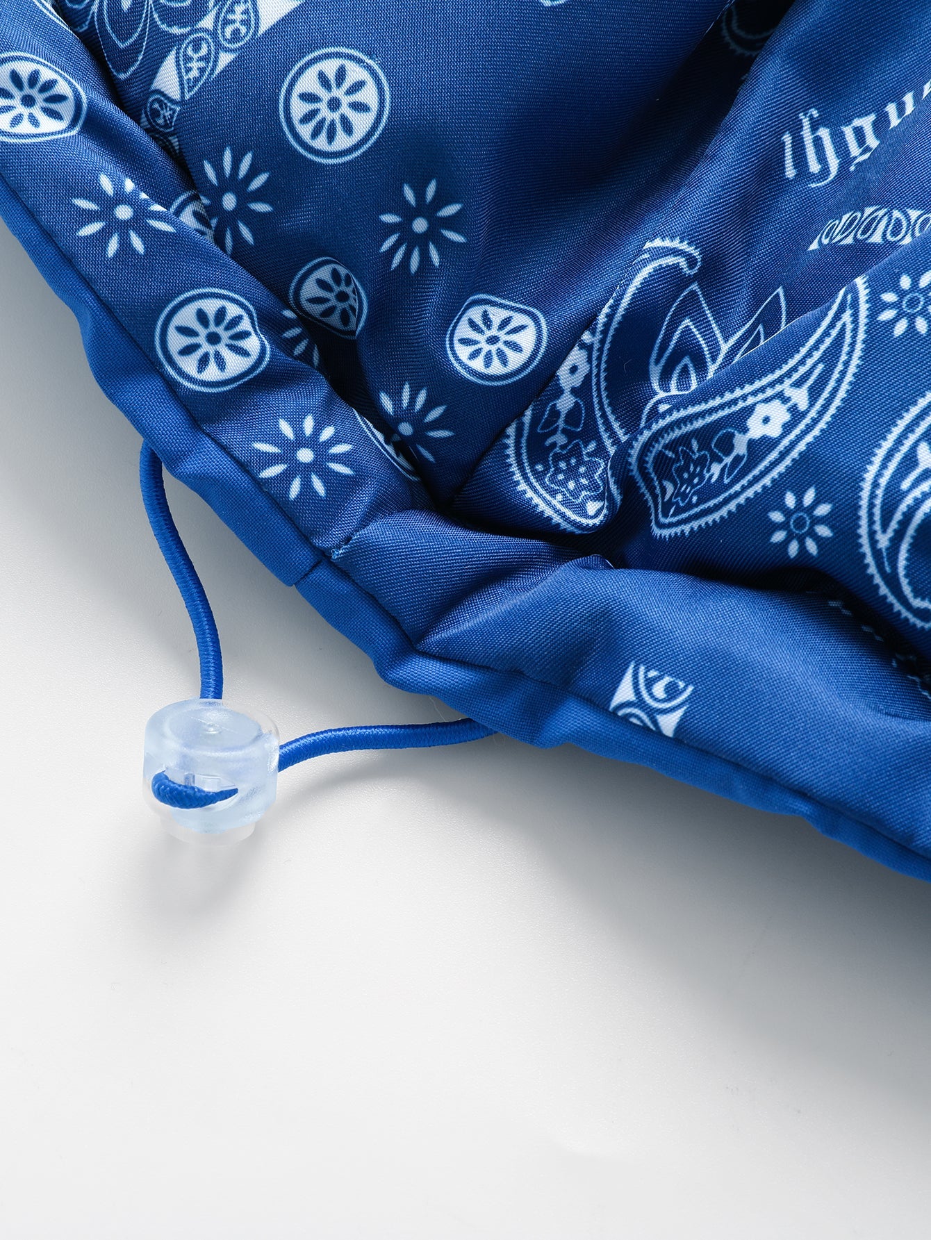 Reversible Paisley Puffer Coat