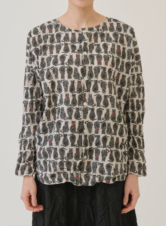 CAT PATROL BLOUSE WITH SCARF