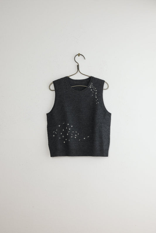 STITCH KNIT VEST