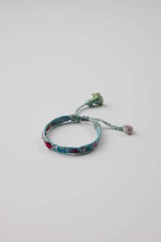 BLUE EMBROIDERED BRACELET