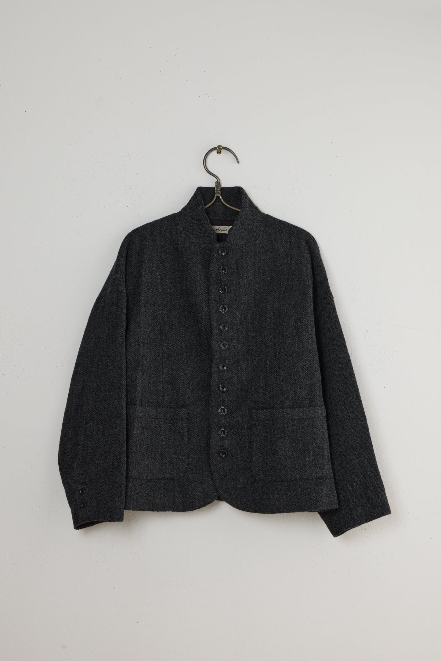 W HERRINGBONE JACKET