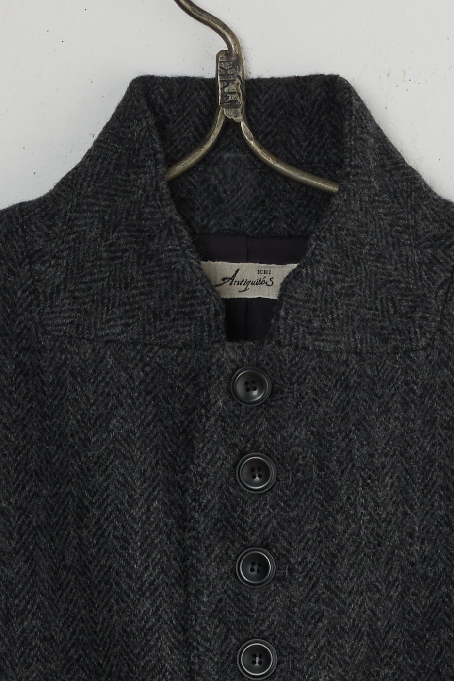 W HERRINGBONE JACKET