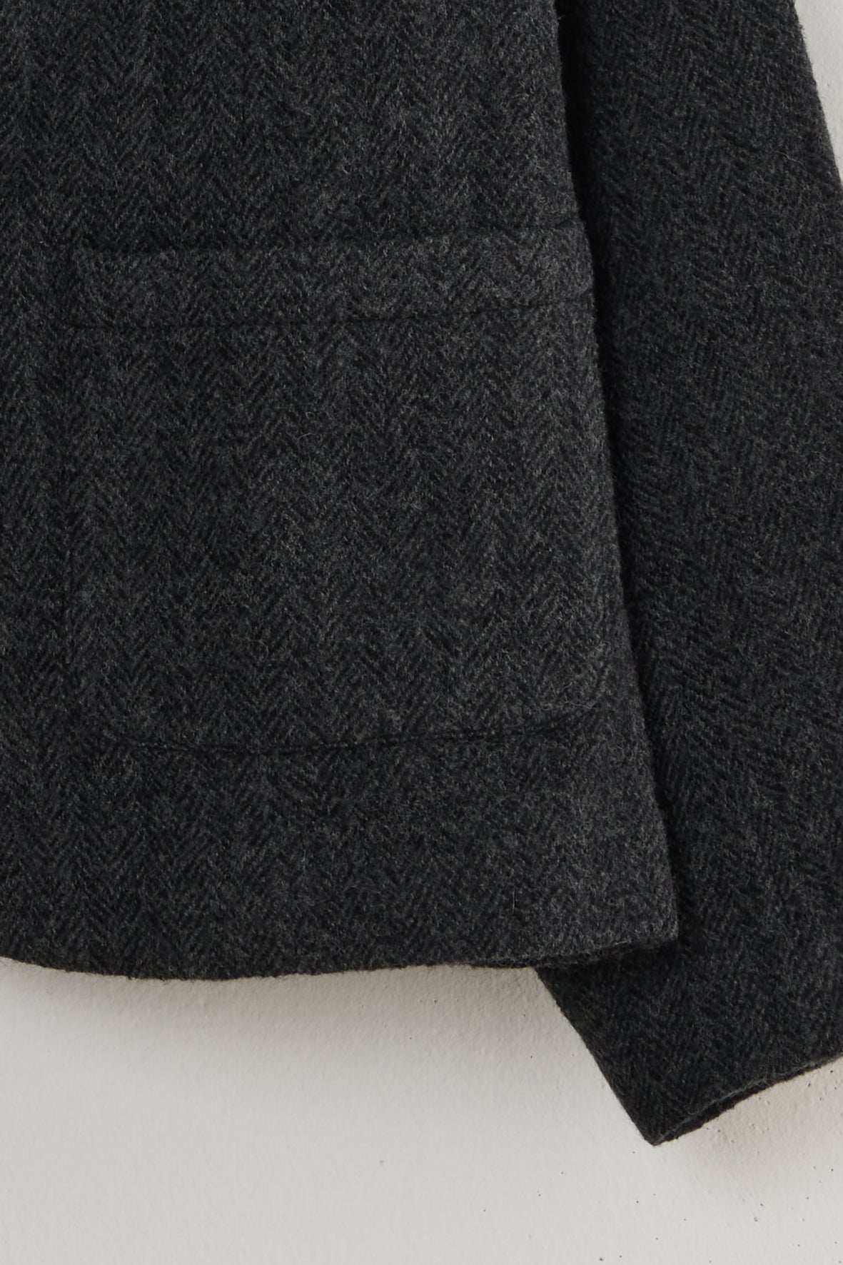 W HERRINGBONE JACKET