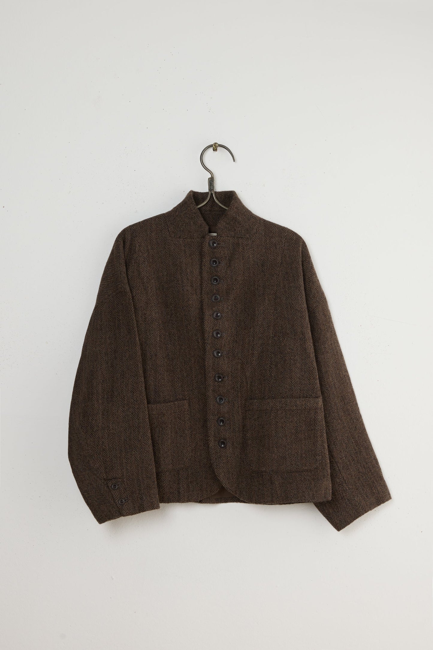 W HERRINGBONE JACKET