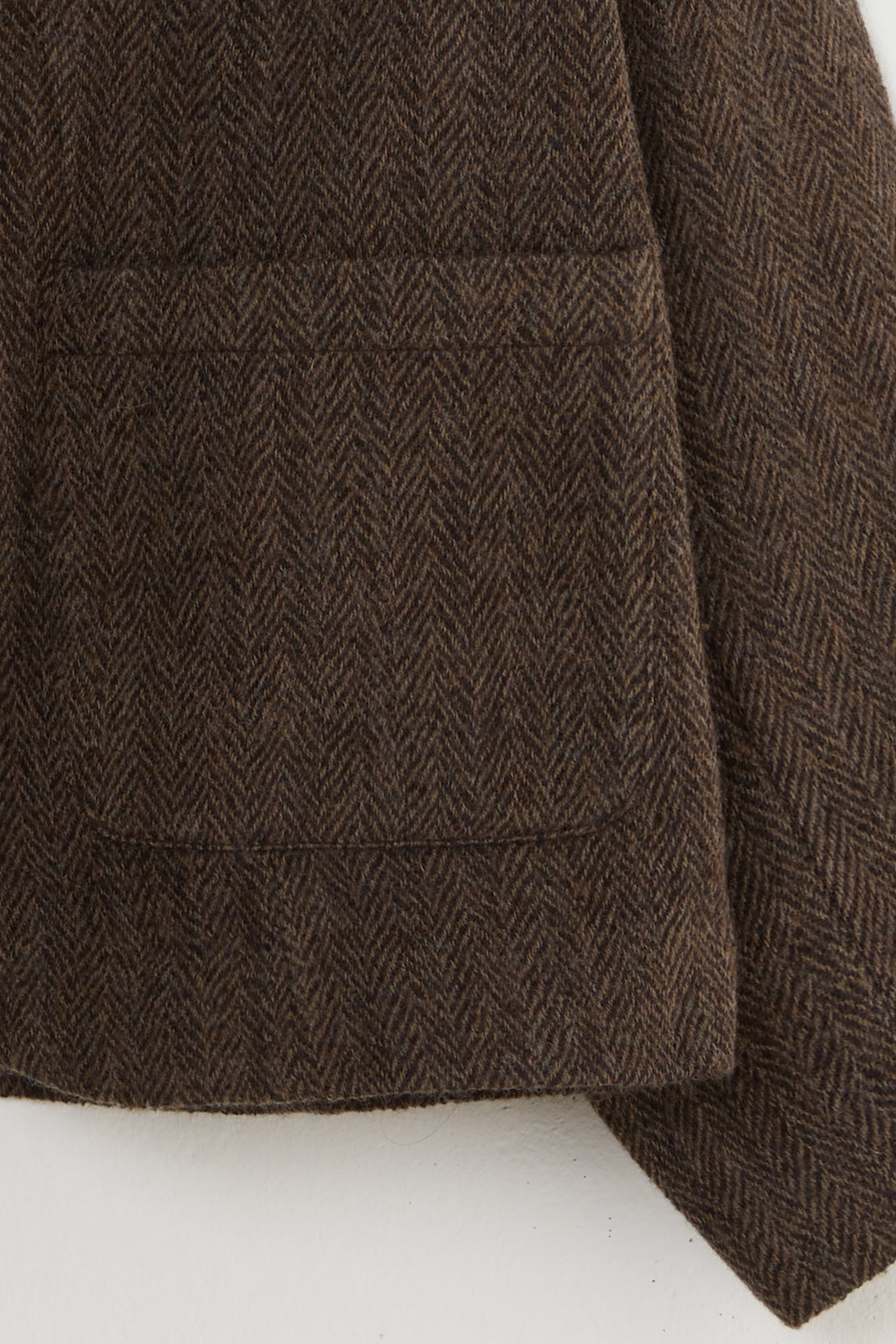 W HERRINGBONE JACKET