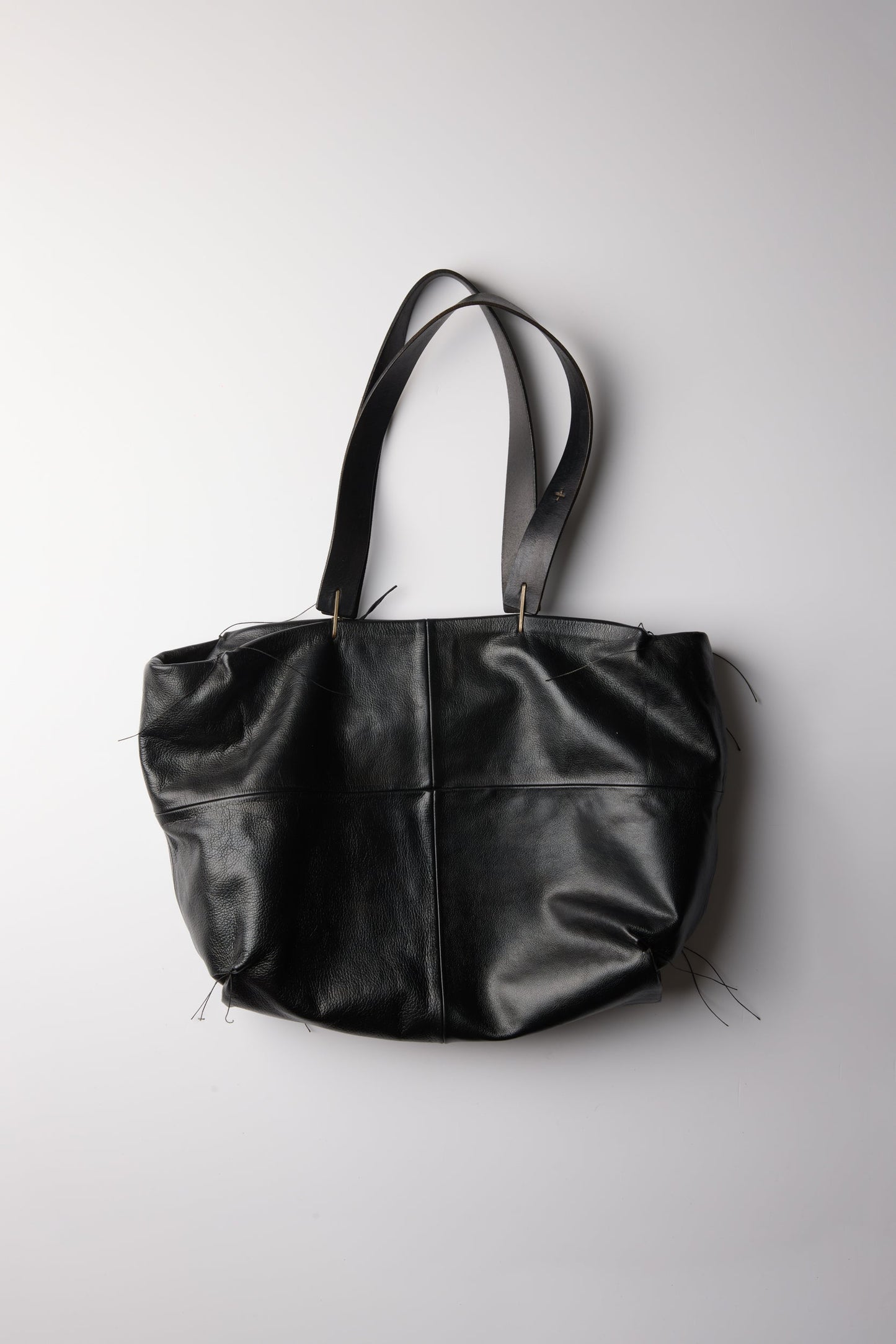 DOUBLE HANDLE PATCHWORK BAG