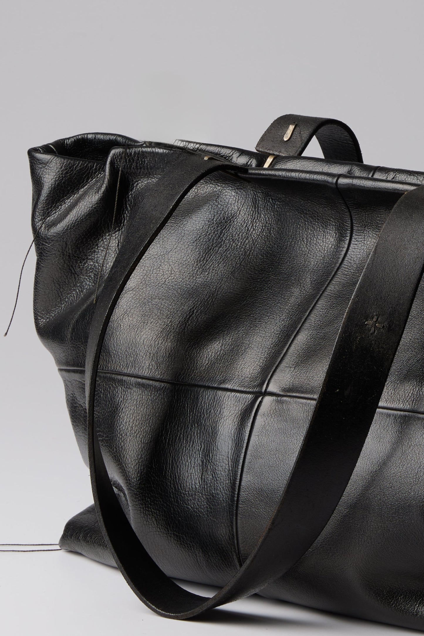 DOUBLE HANDLE PATCHWORK BAG