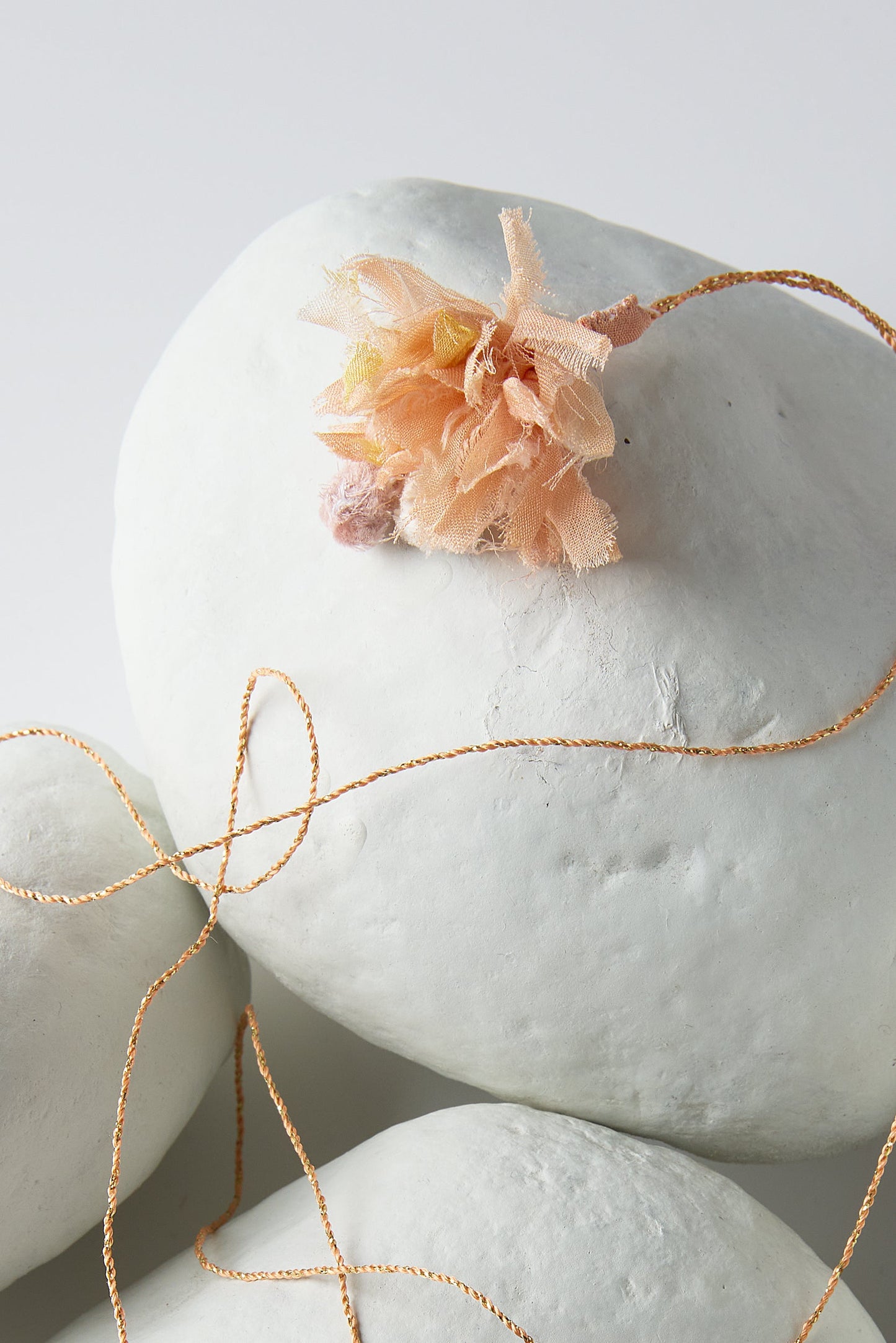 EMBROIDERED HEART NECKLACE