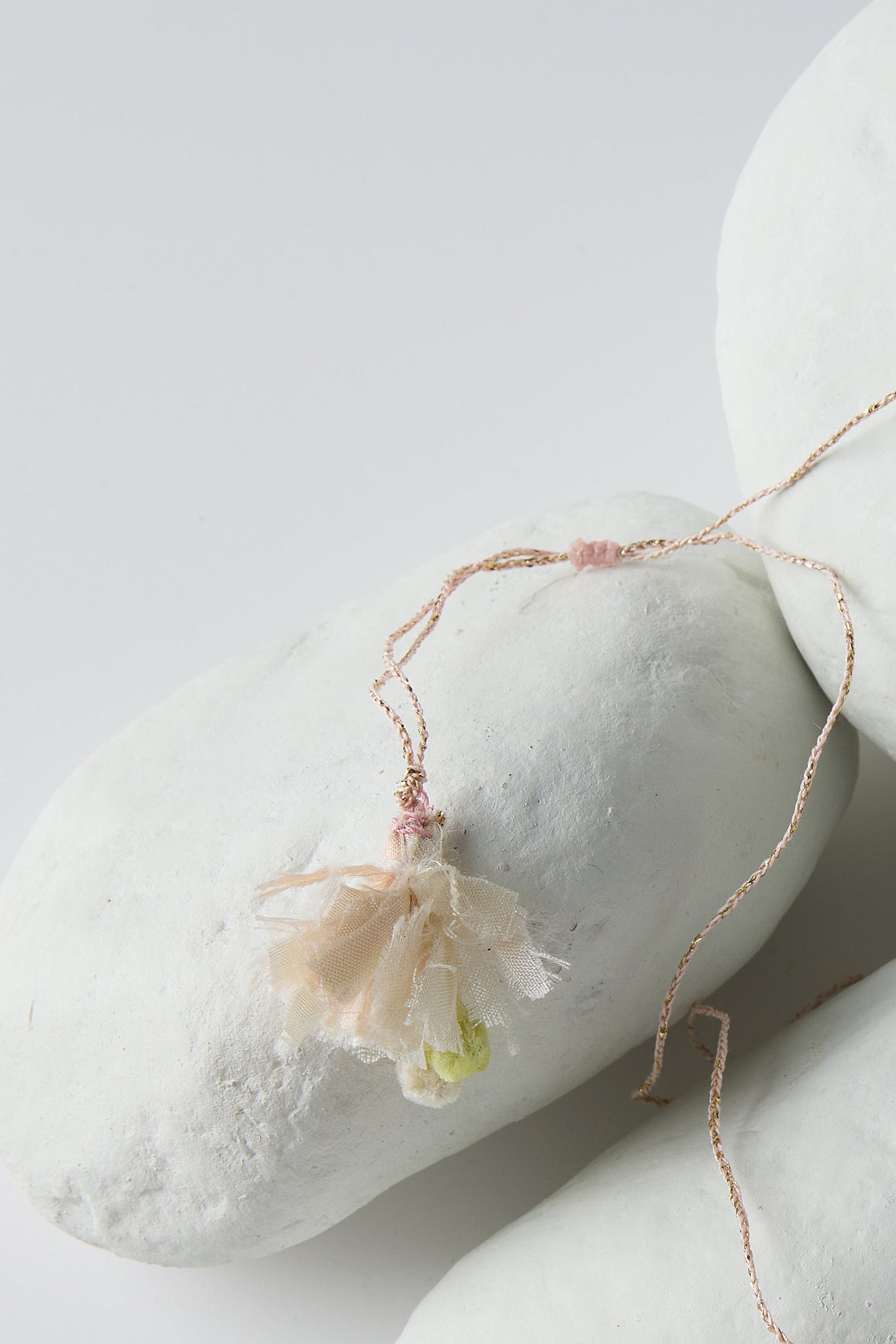 EMBROIDERED SQUARE NECKLACE