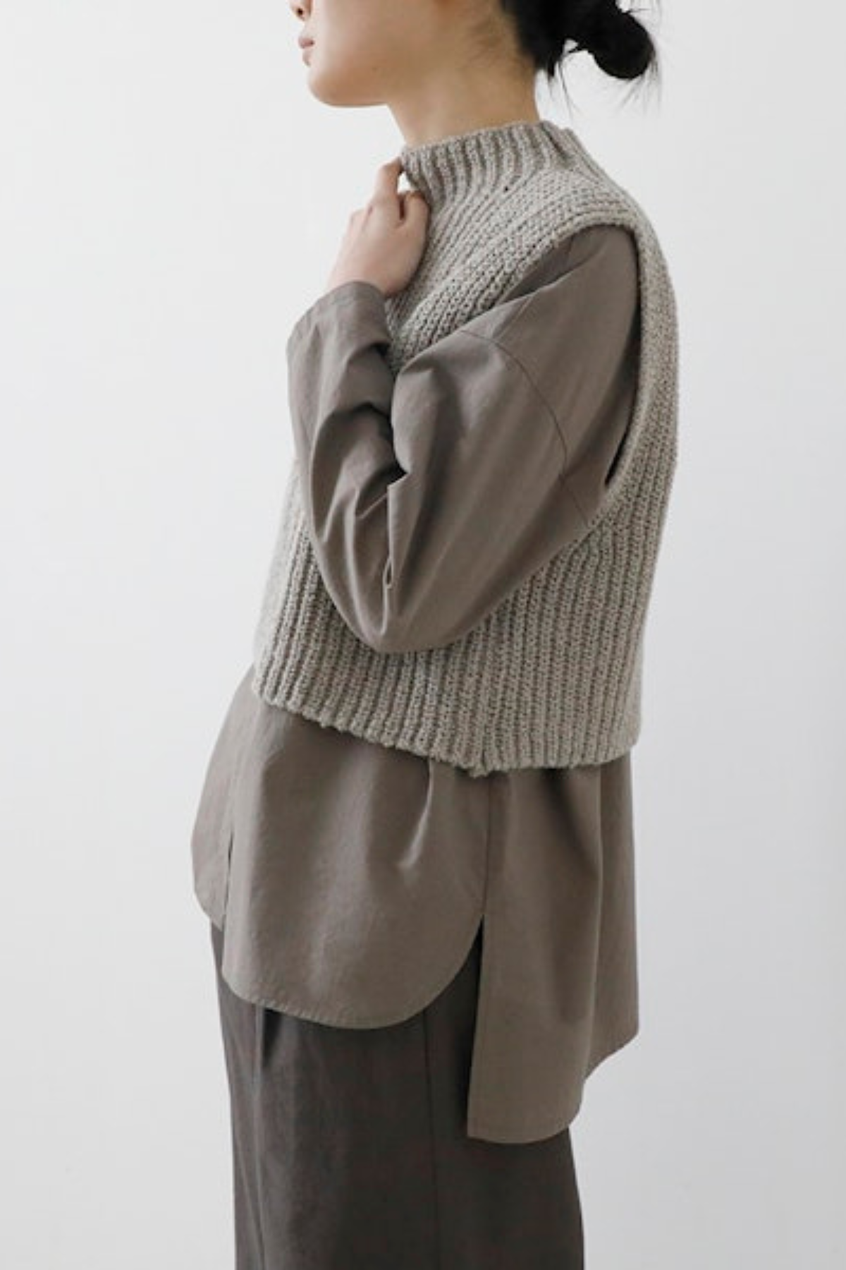 WOOL ALPACA AZE VEST