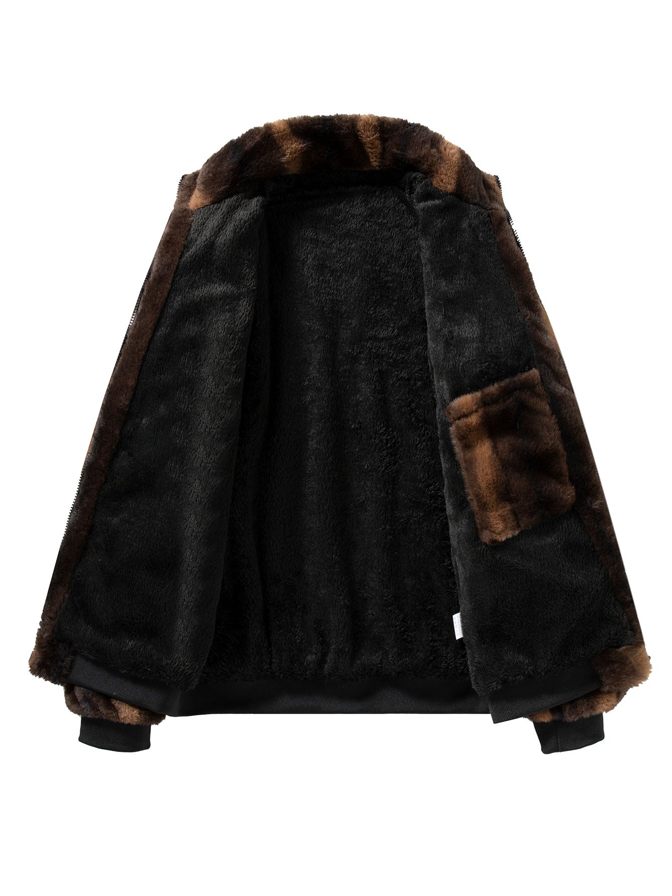 Faux Fur Zipper Jacket