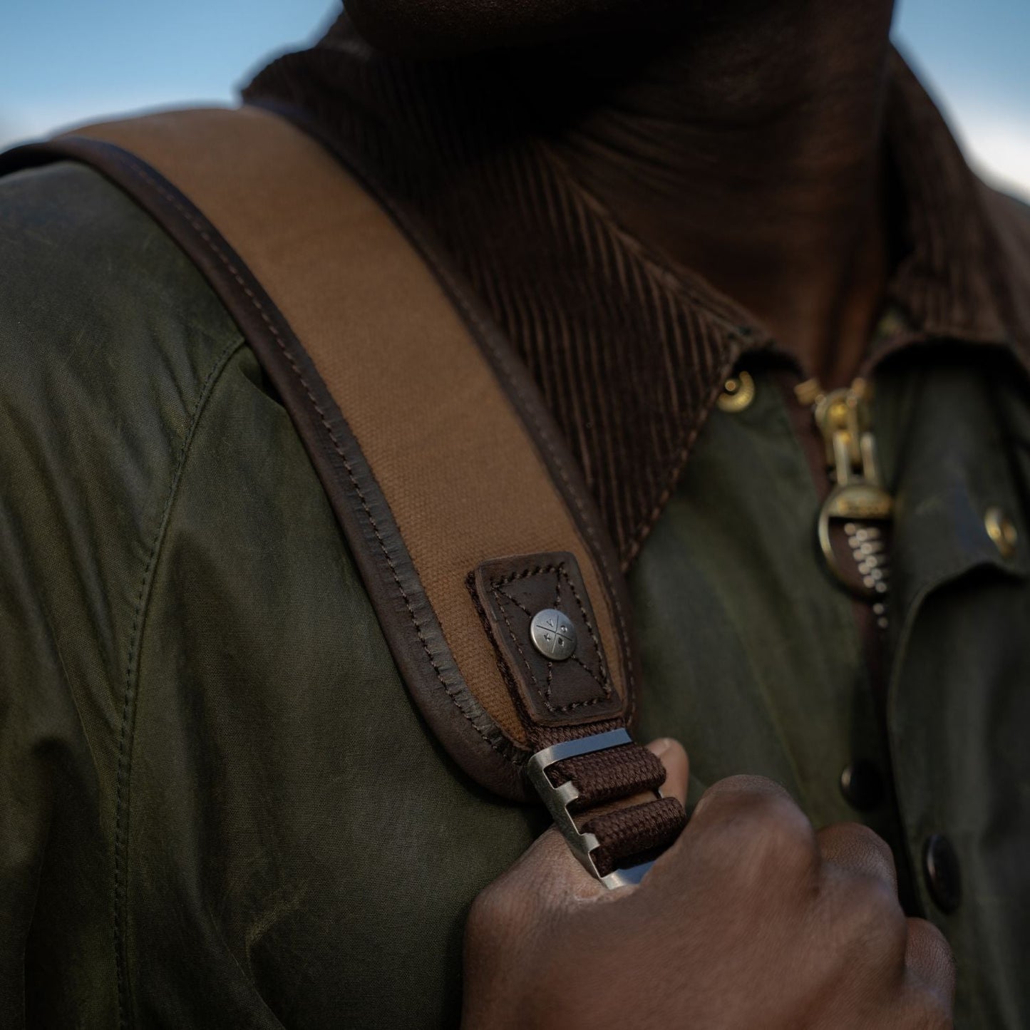 Eden - Waxed Canvas Backpack - Tan