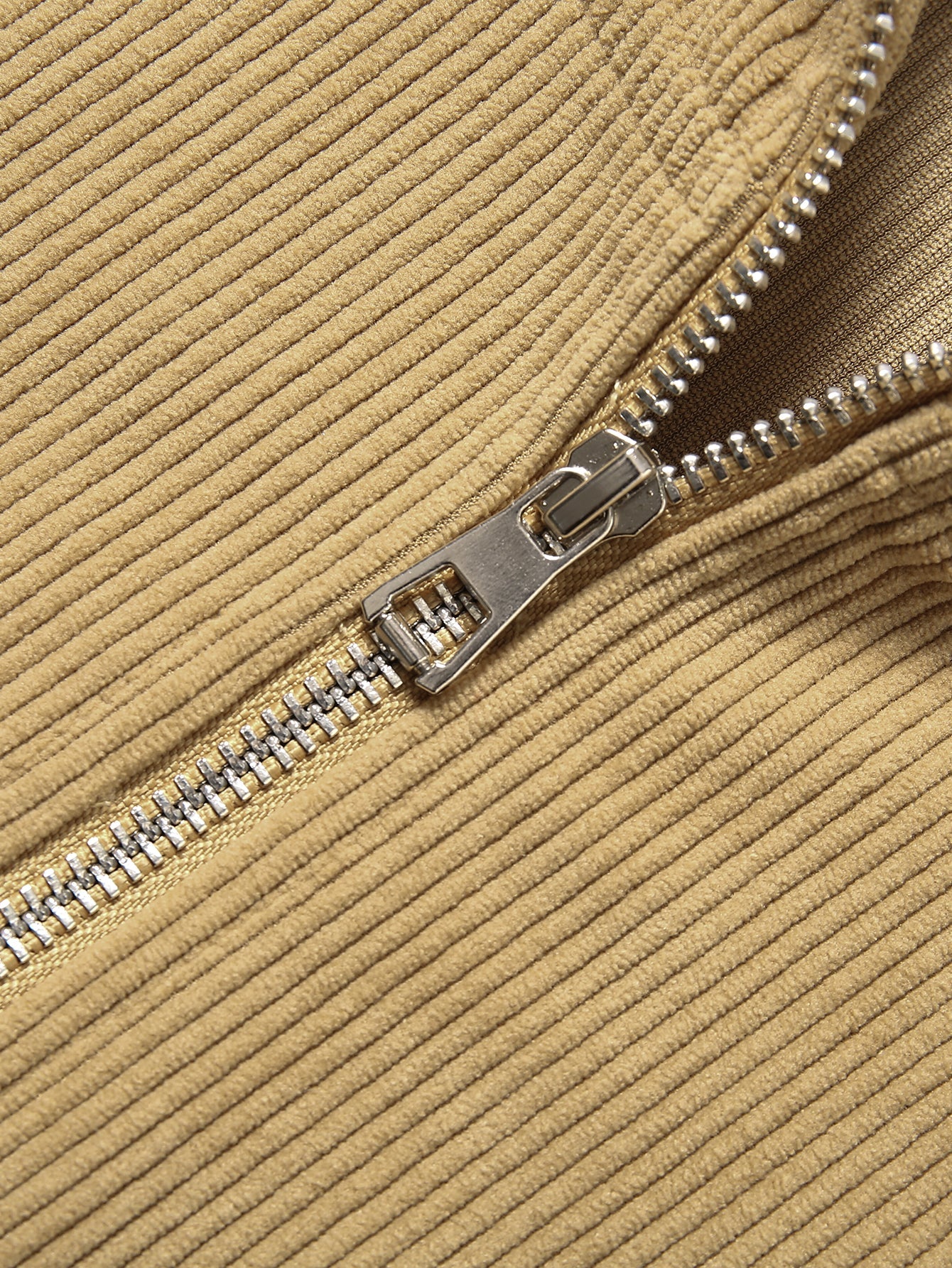 Relax Fit Quarter-Zip Corduroy Hoodie