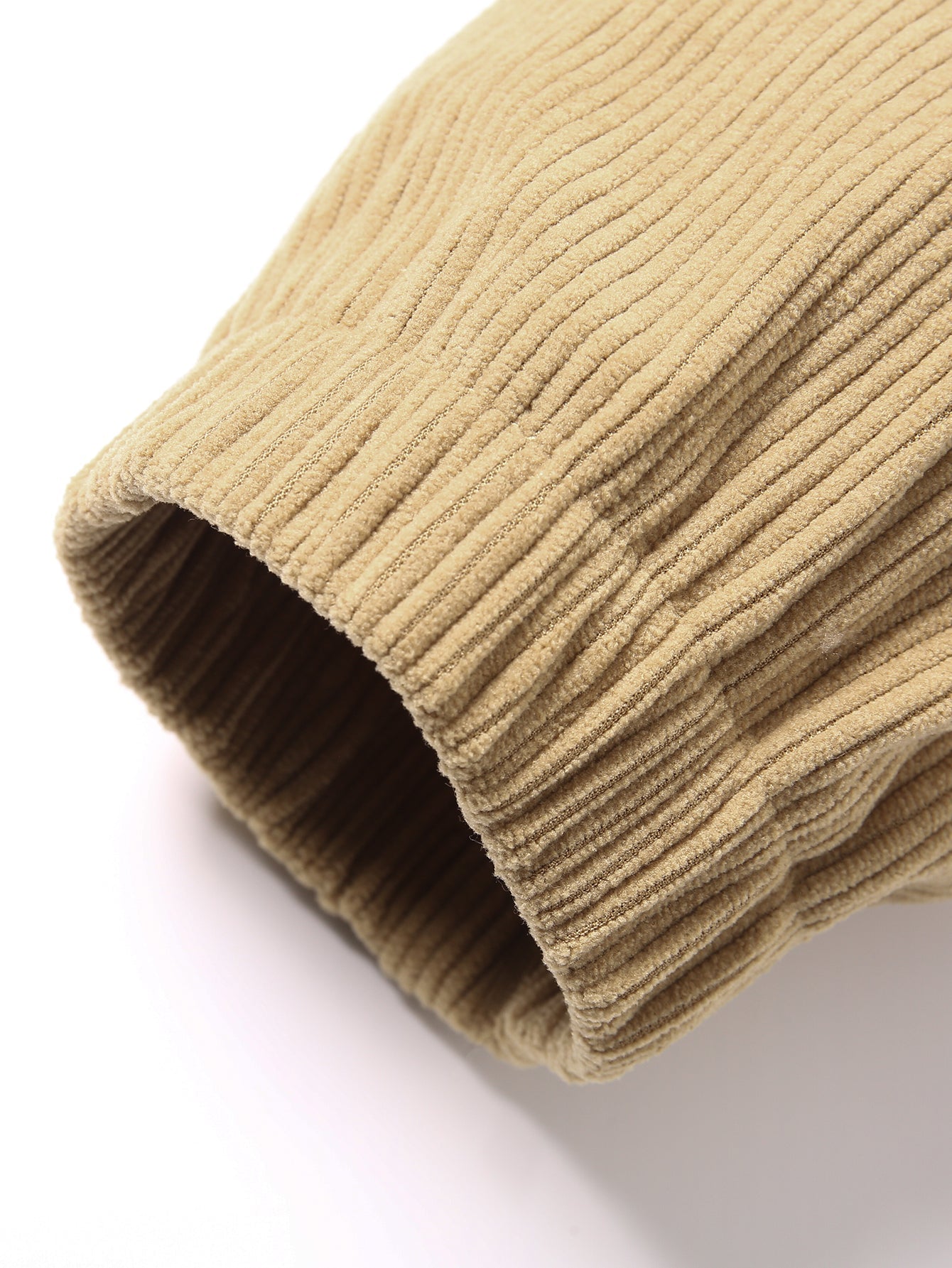 Relax Fit Quarter-Zip Corduroy Hoodie