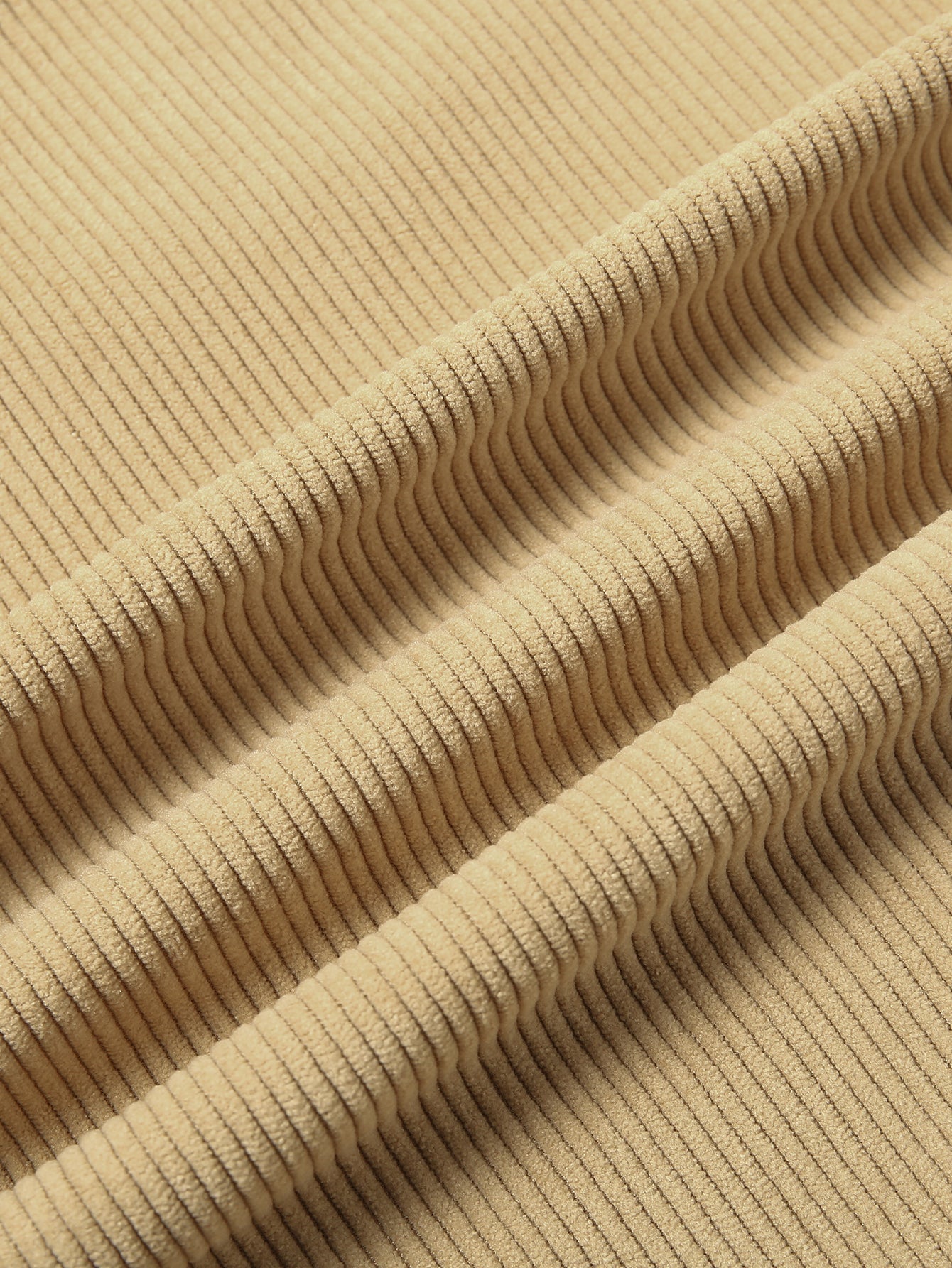 Relax Fit Quarter-Zip Corduroy Hoodie