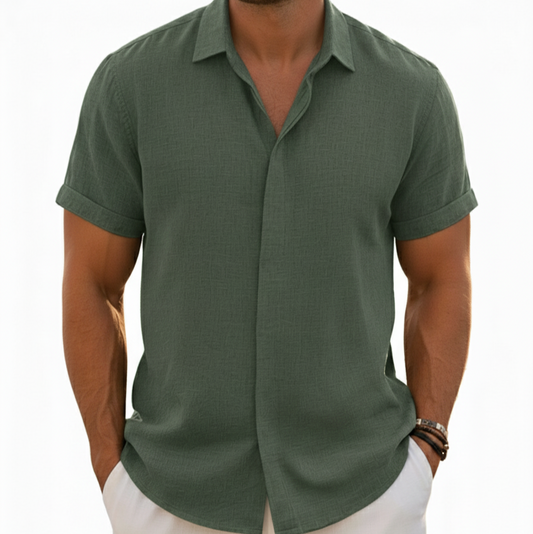 Classic Linen-Cotton Shirt