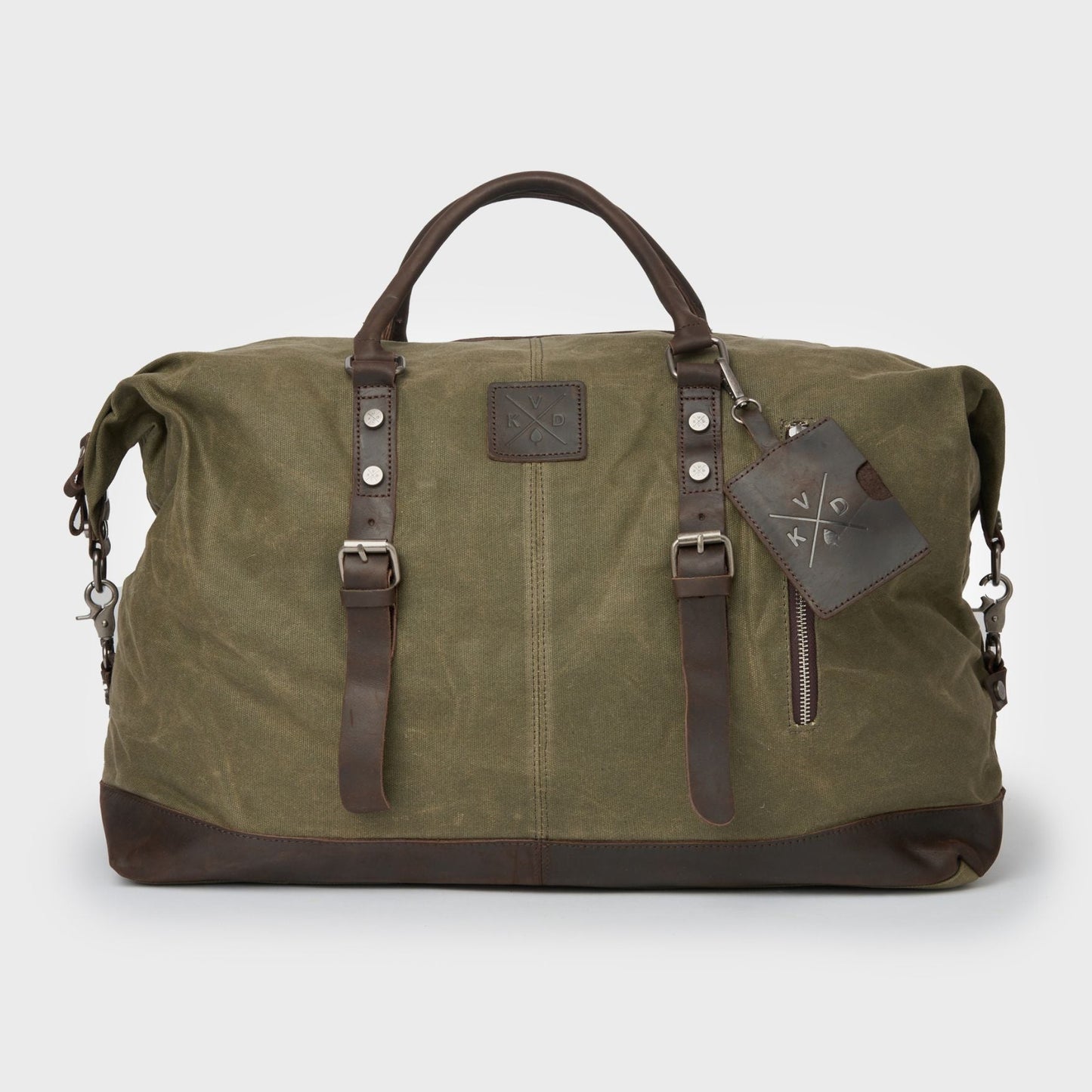 Humber 2.0 - Waxed Canvas Holdall - Moss Green