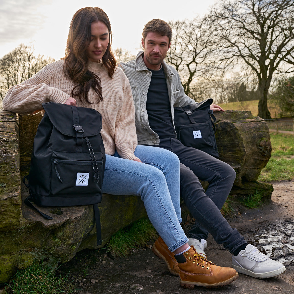 Dee - 100% Recycled Drawstring Backpack