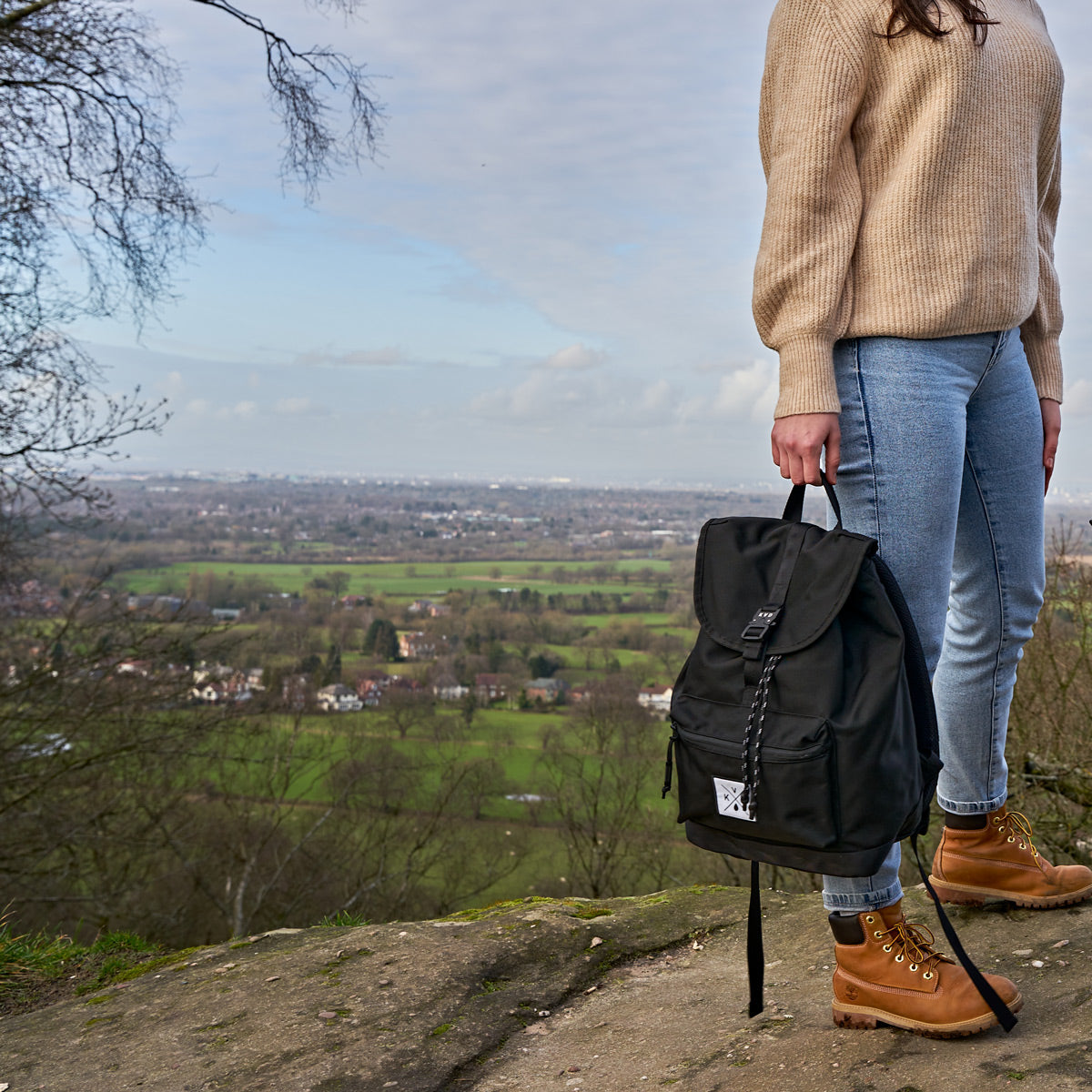 Dee - 100% Recycled Drawstring Backpack