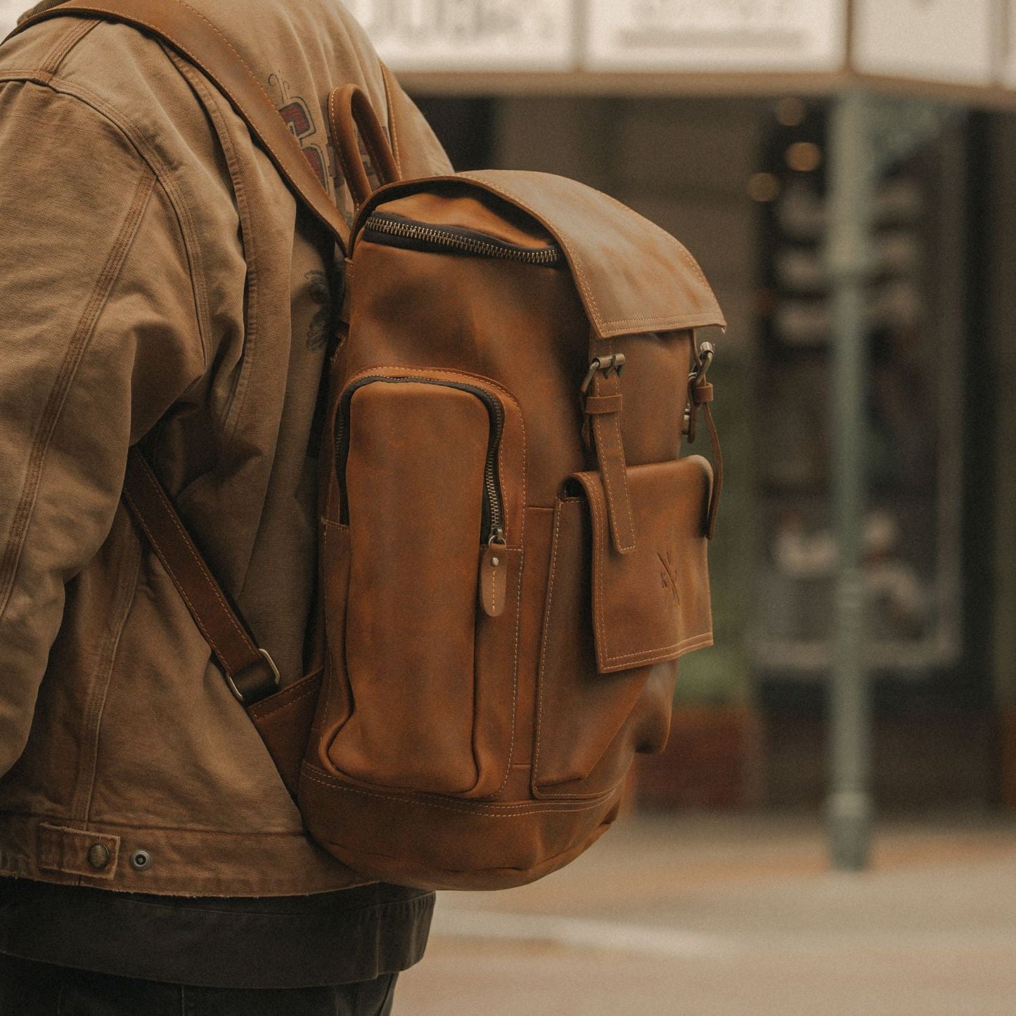 Esk - Leather Backpack