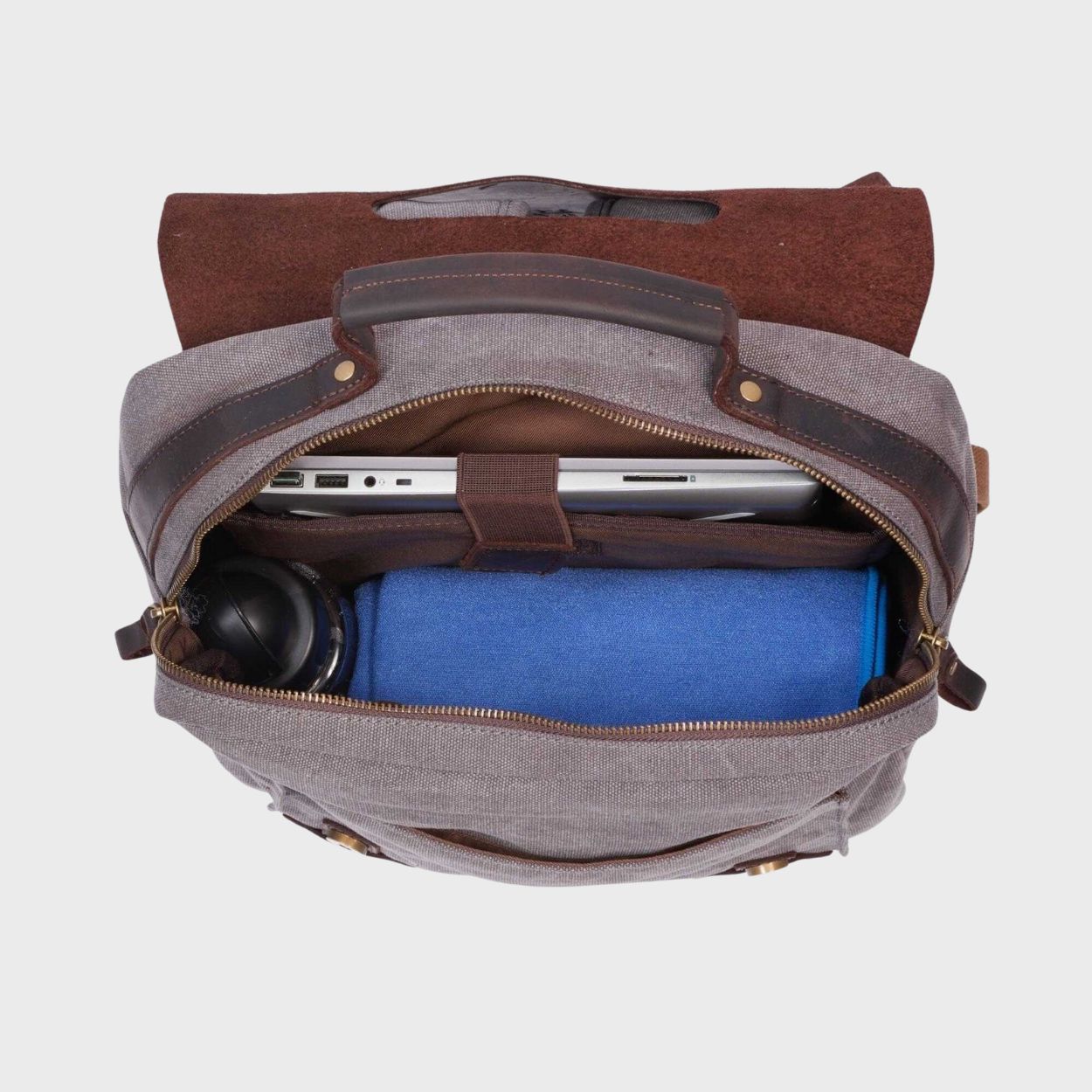 Tamar - Canvas Backpack - Grey