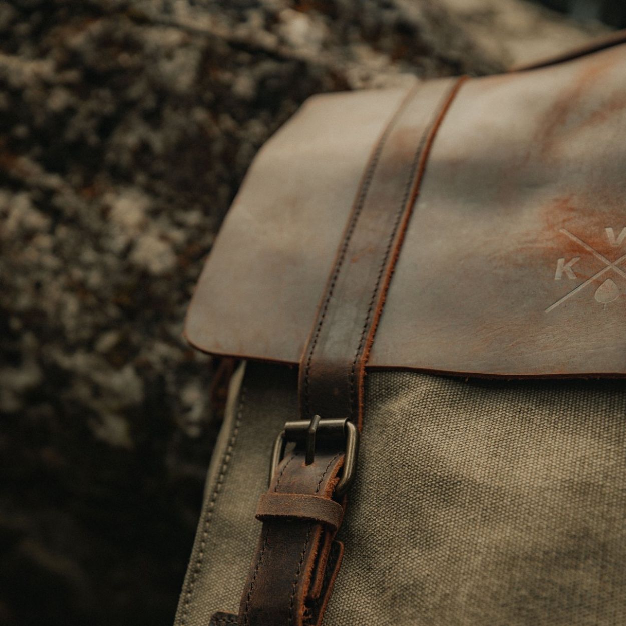 Tamar - Canvas Backpack - Moss Green