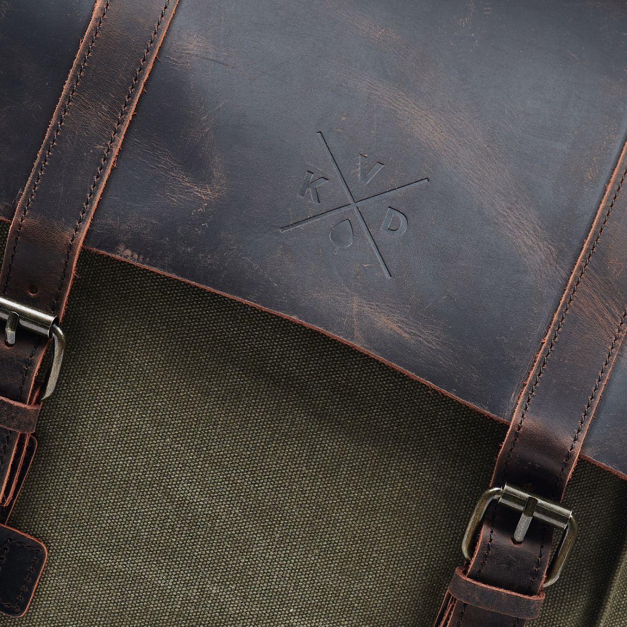 Tamar - Canvas Backpack - Moss Green