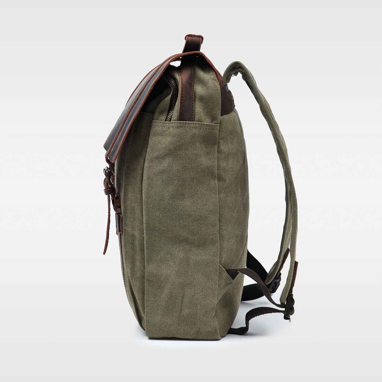 Tamar - Canvas Backpack - Moss Green