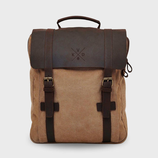 Tamar - Canvas Backpack - Tan