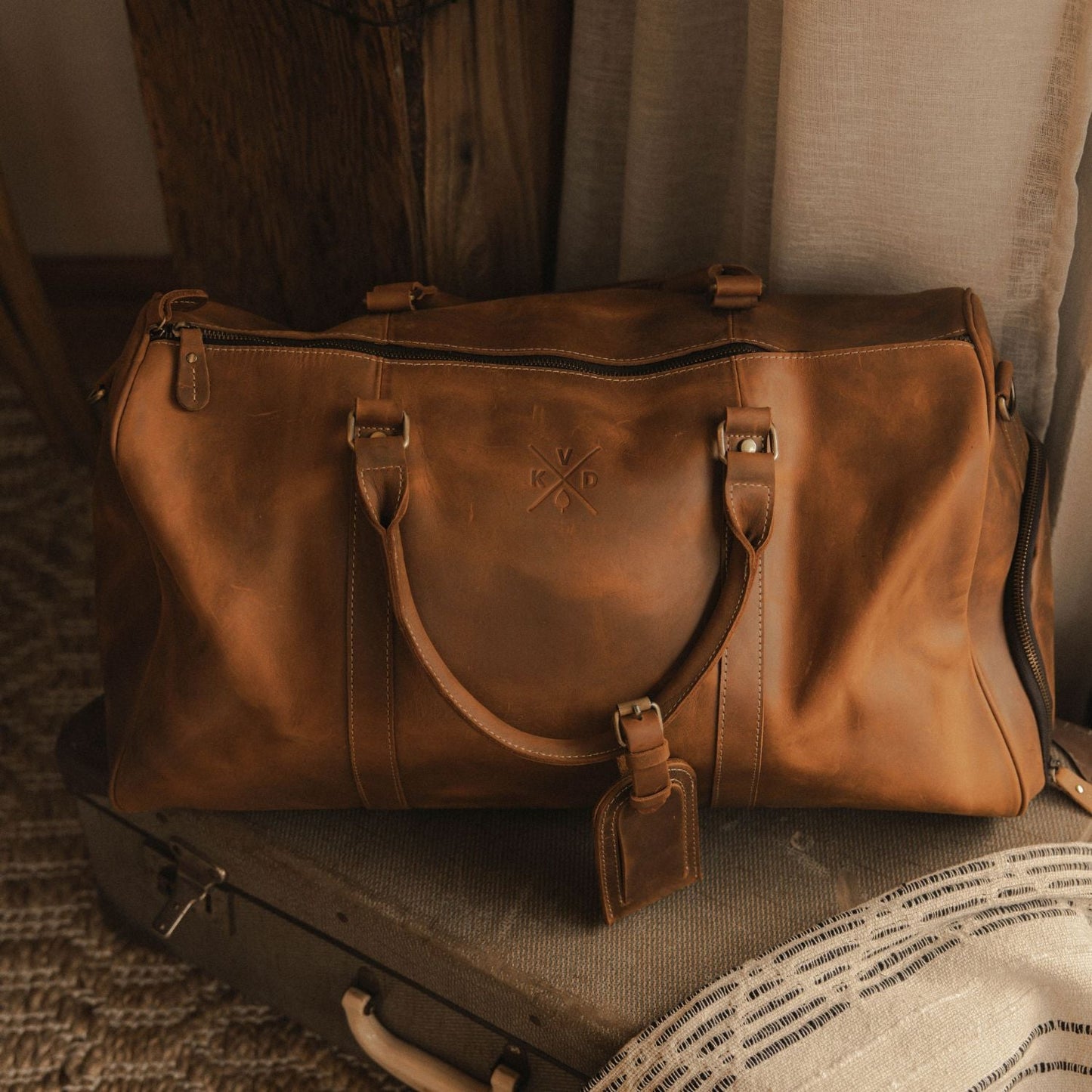 Winster - Leather Holdall - Tan
