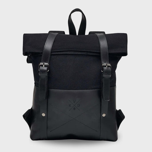Witham - Canvas Backpack - All Black