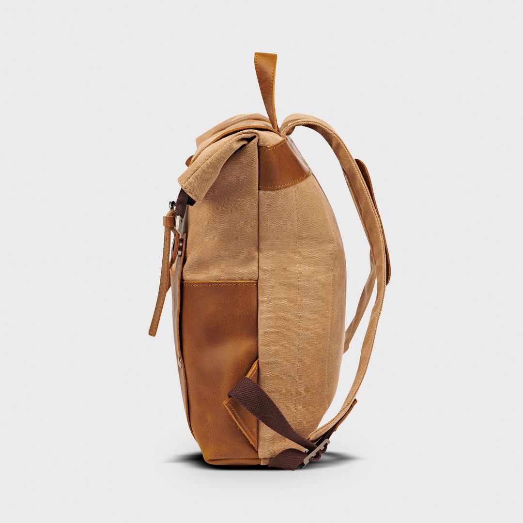 Witham - Canvas Backpack - Tan