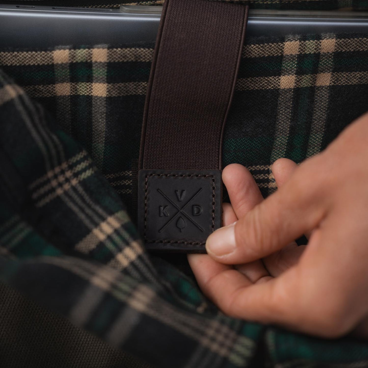 Lune - Waxed Canvas Backpack - Green