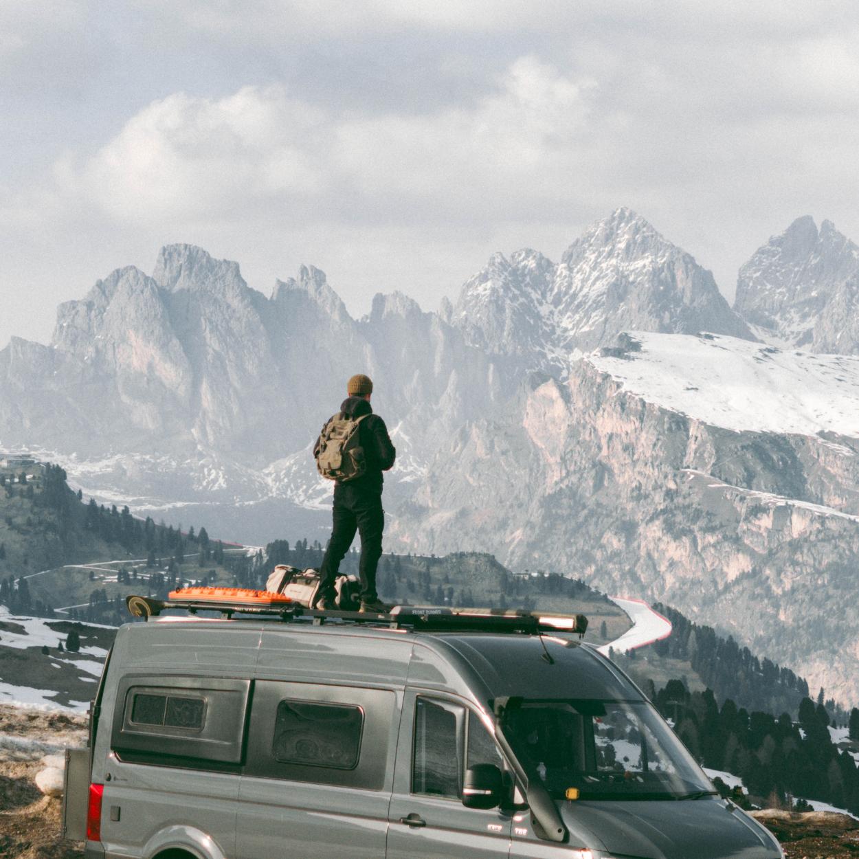 Lune - Waxed Canvas Backpack - Green