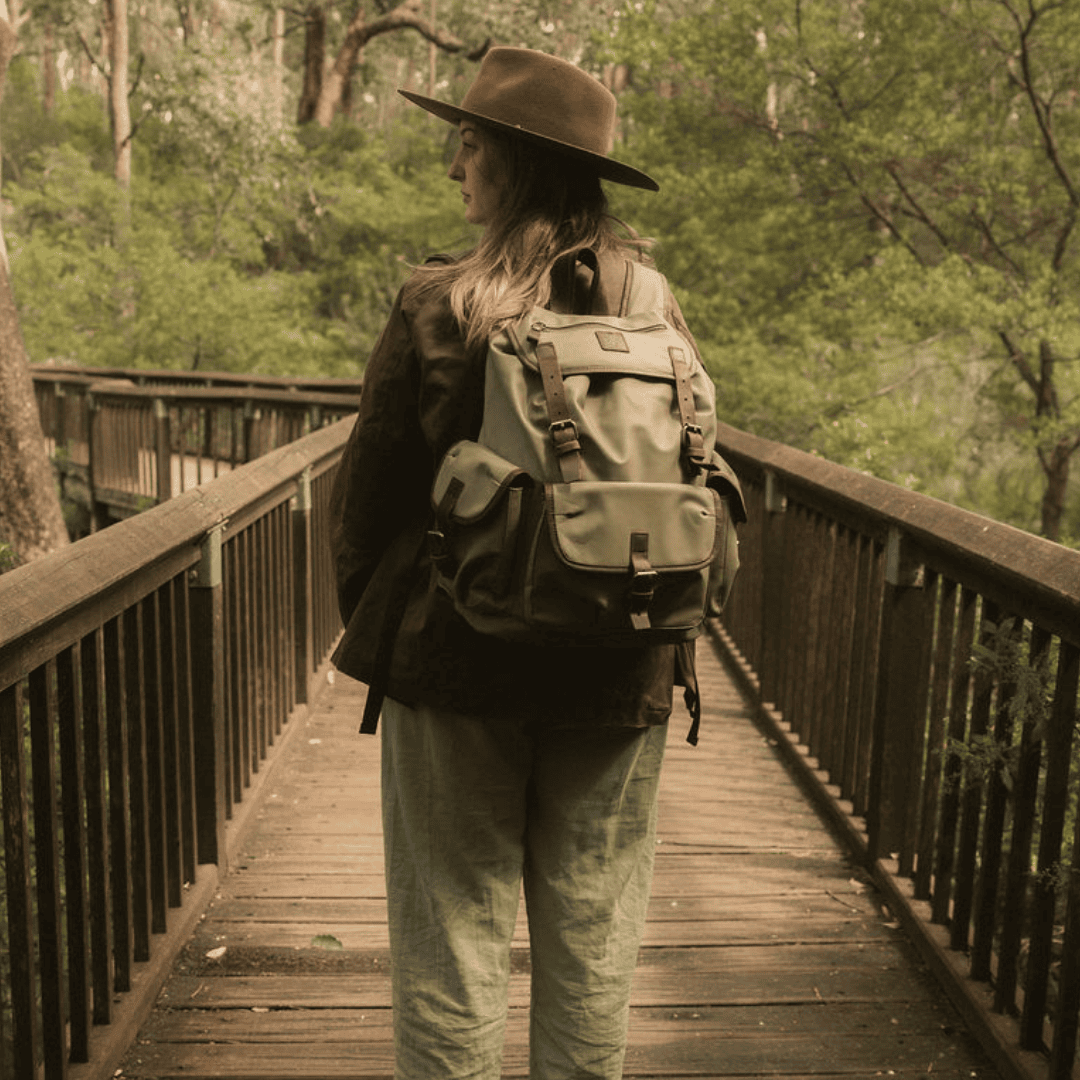 Recycled Lune - Backpack - Green