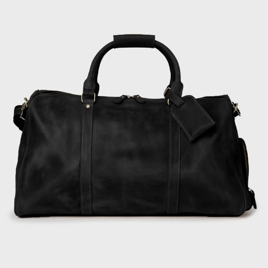 Winster - Leather Holdall - Black