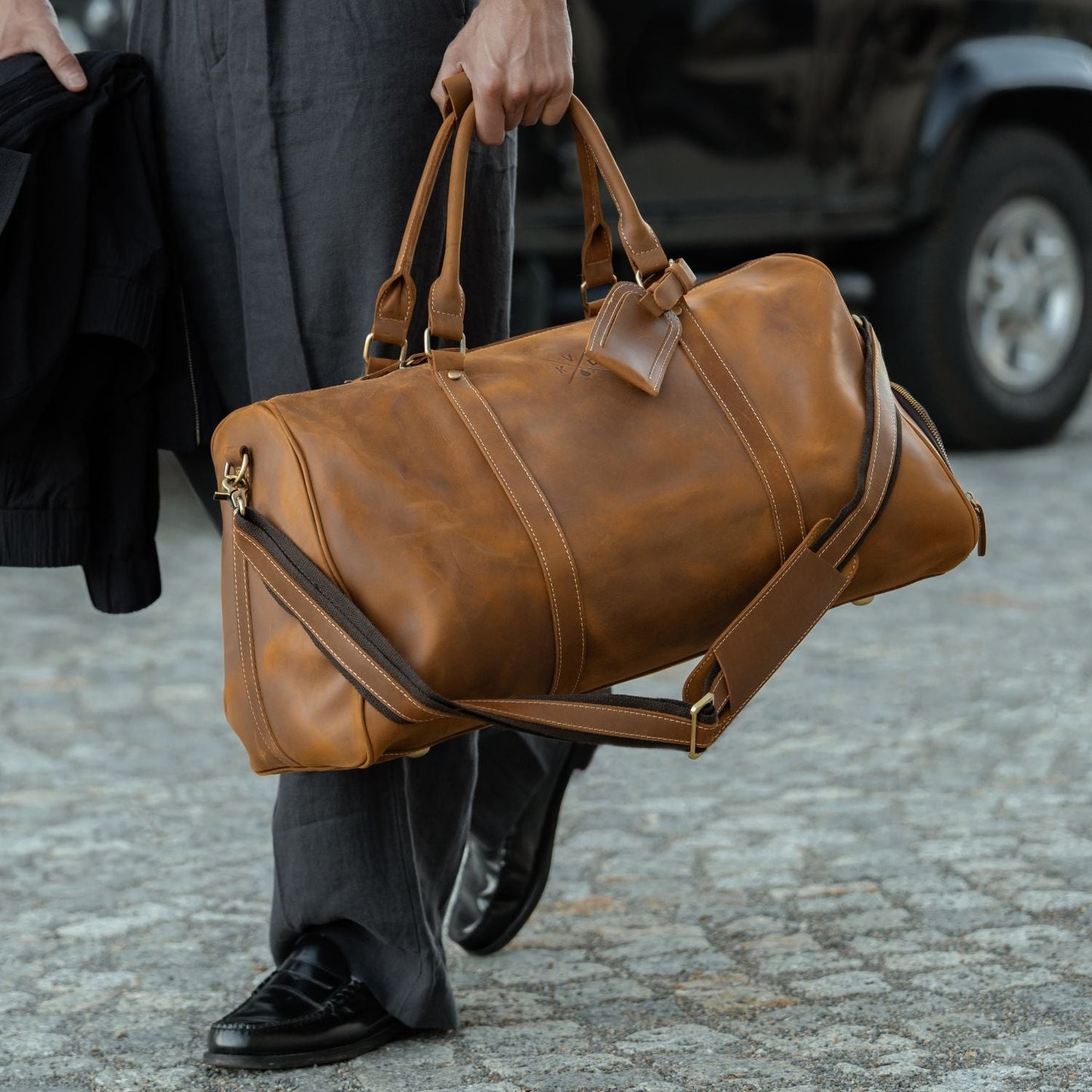 Winster - Leather Holdall - Tan
