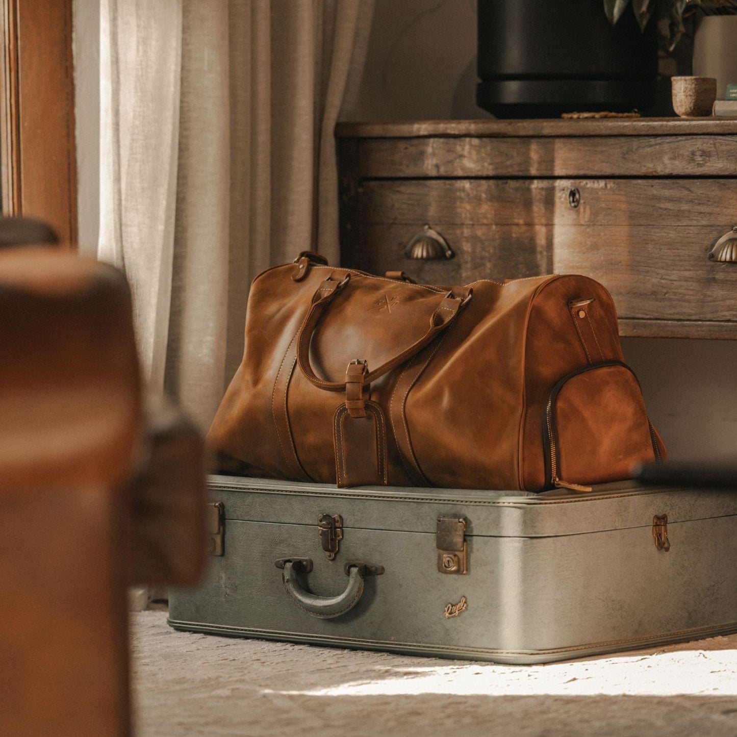 Winster - Leather Holdall - Tan