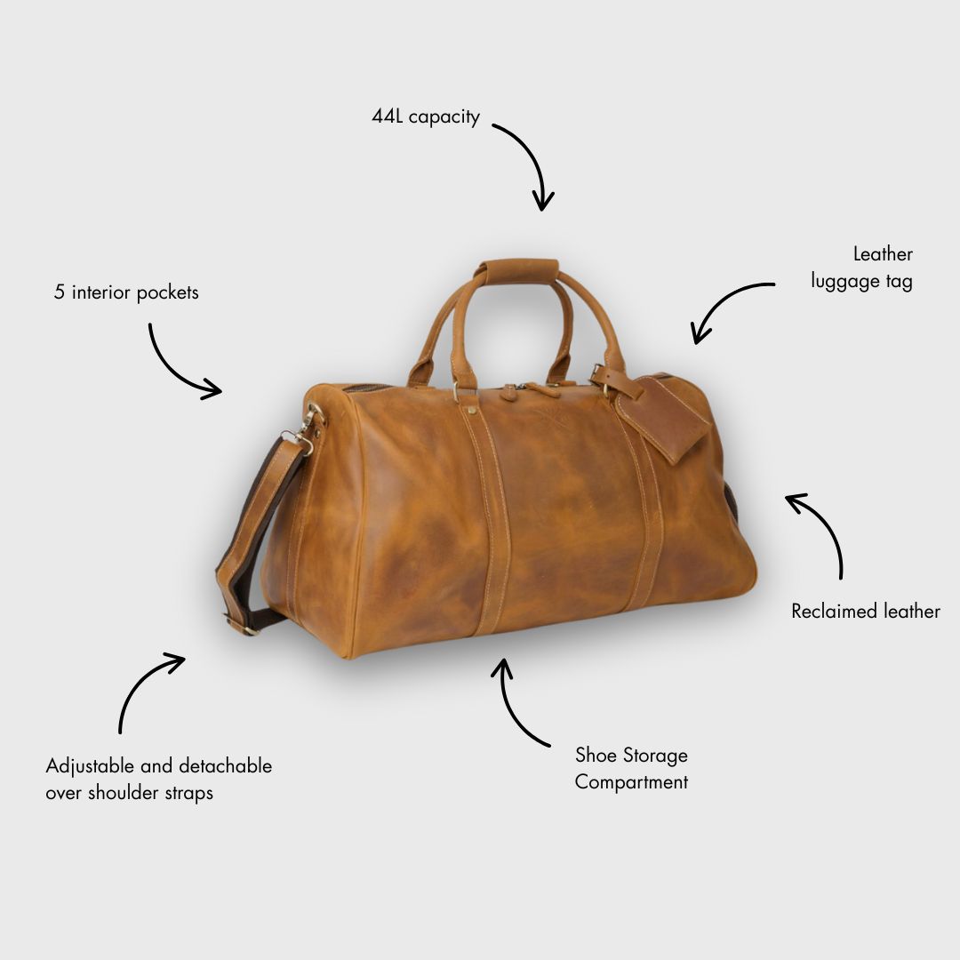 Winster - Leather Holdall - Tan