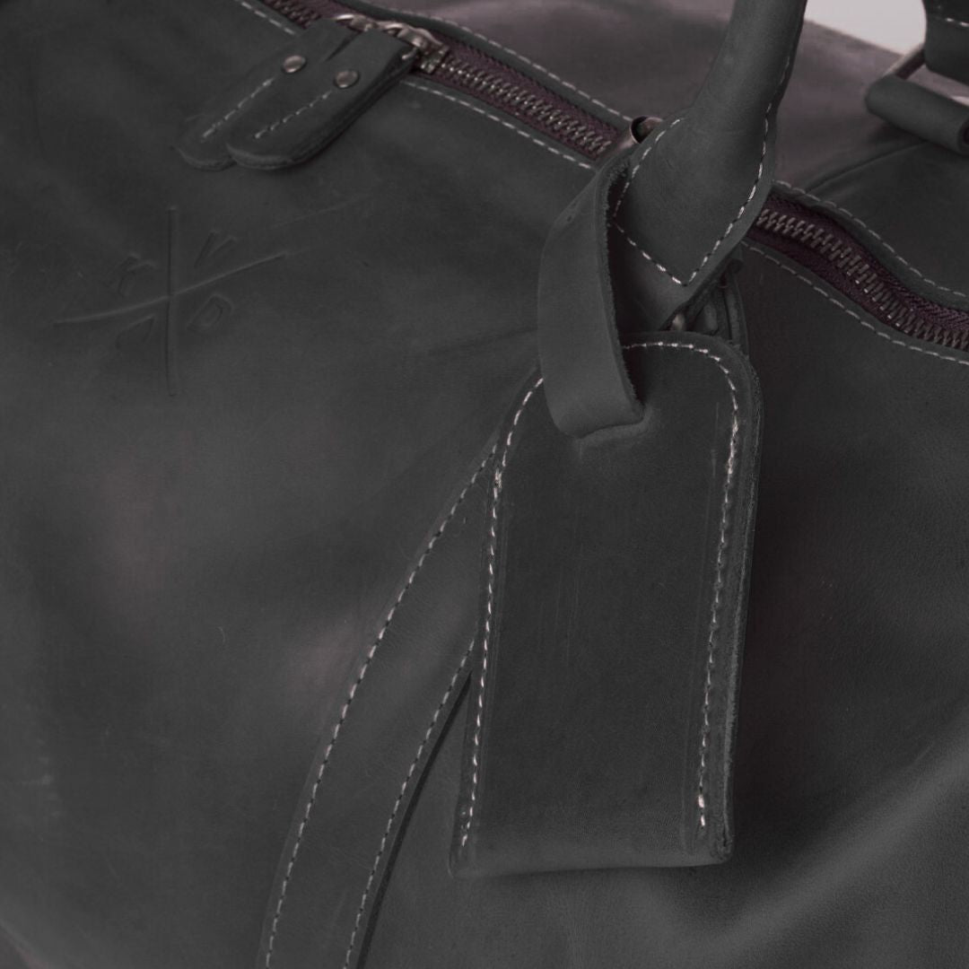 Winster - Leather Holdall - Black