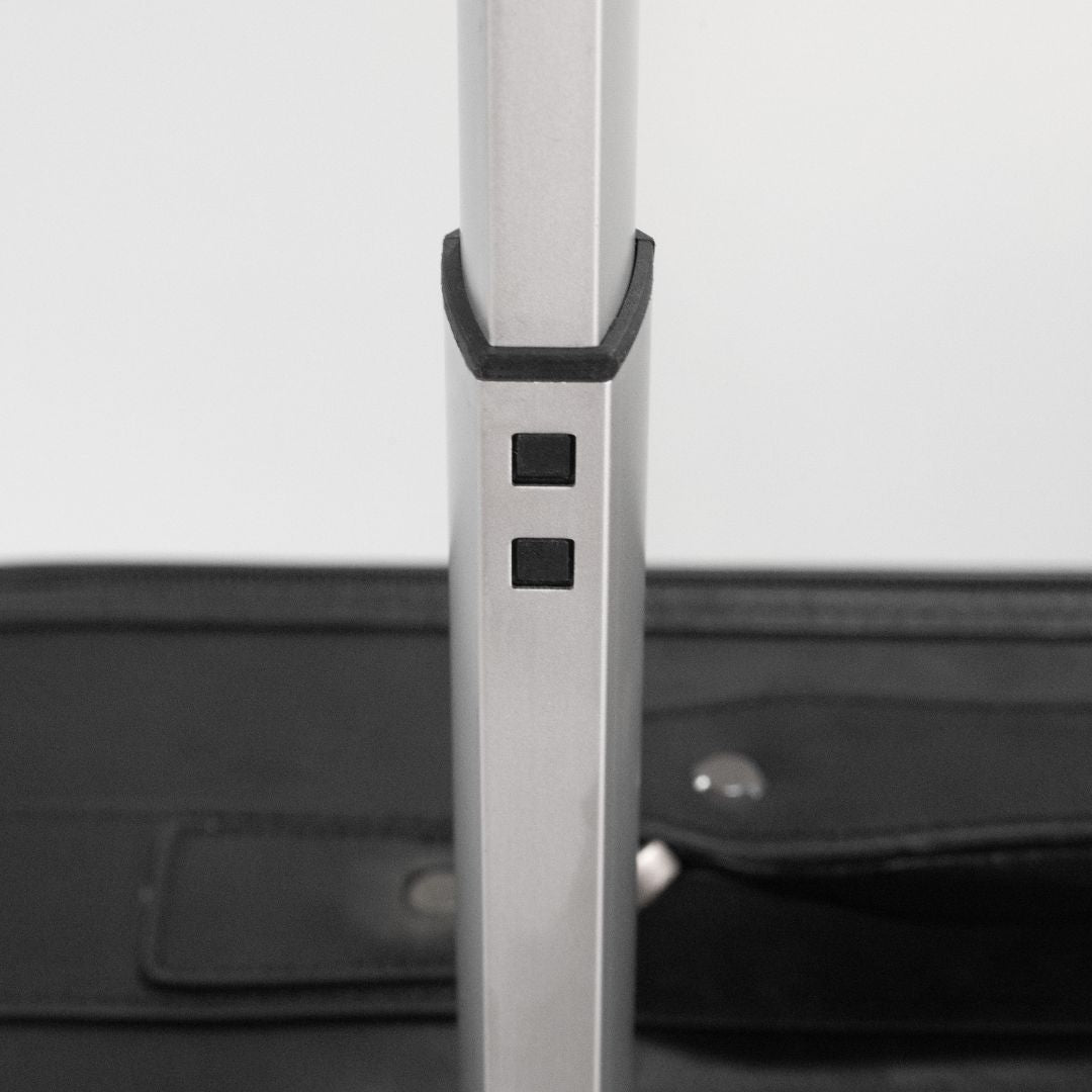 Belmont - Reclaimed Leather Suitcase - Black