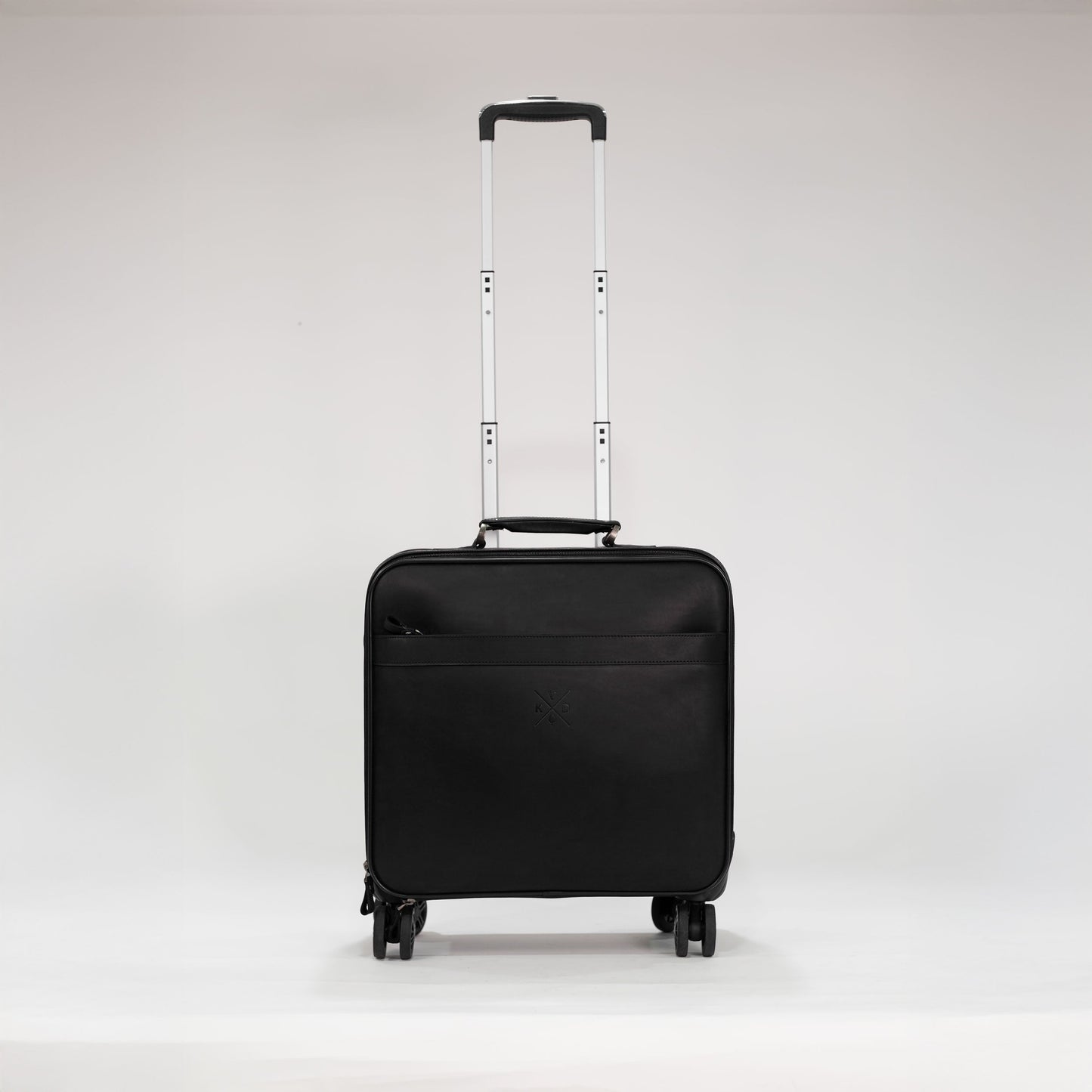 Belmont - Reclaimed Leather Suitcase - Black