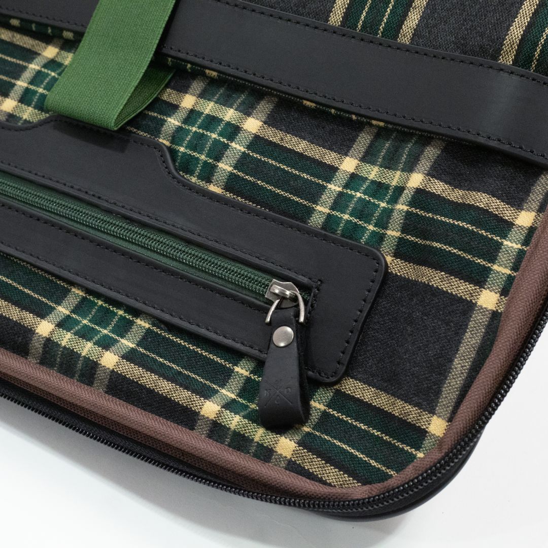 Belmont - Reclaimed Leather Suitcase - Black