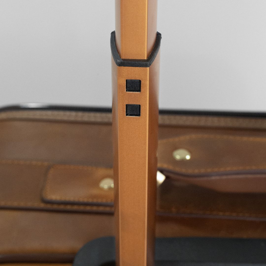 Belmont - Reclaimed Leather Suitcase - Tan