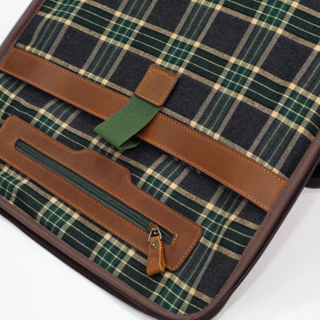 Belmont - Reclaimed Leather Suitcase - Tan