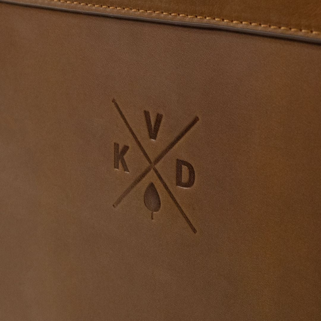 Belmont - Reclaimed Leather Suitcase - Tan