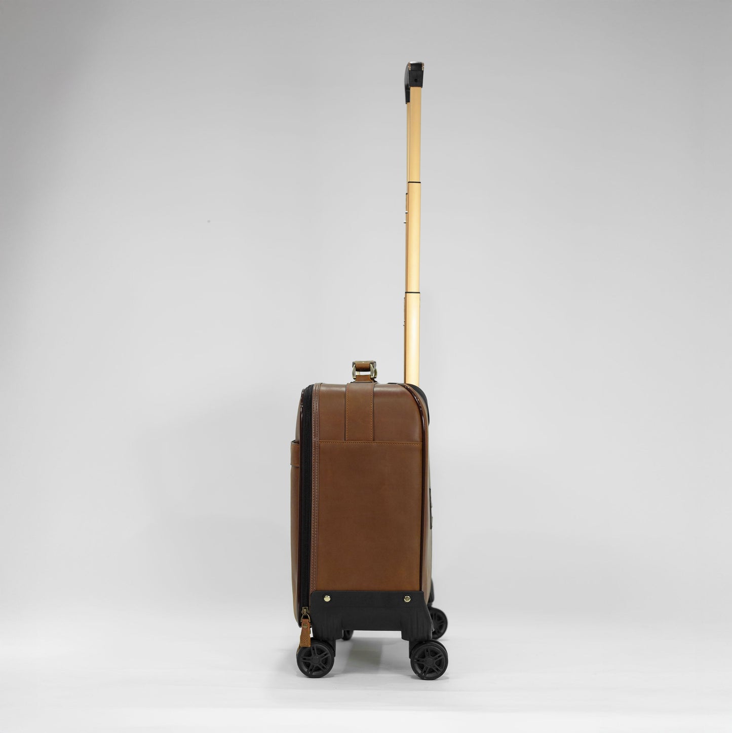 Belmont - Reclaimed Leather Suitcase - Tan